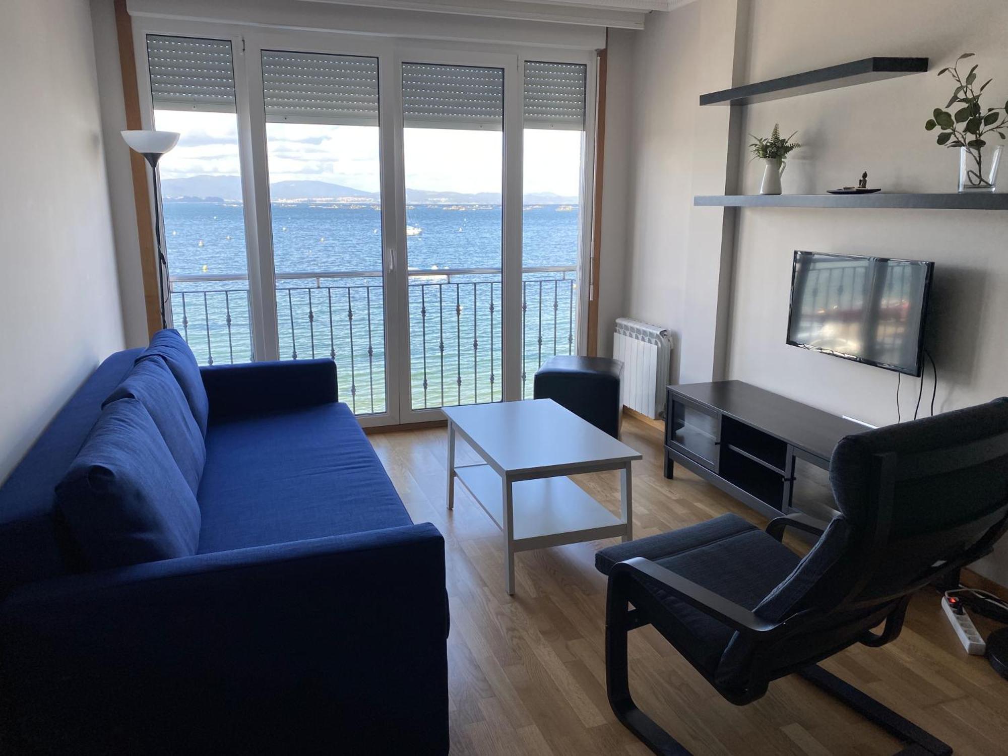 Apartamento En La Isla Con Vistas Al Mar A Illa de Arousa Kültér fotó