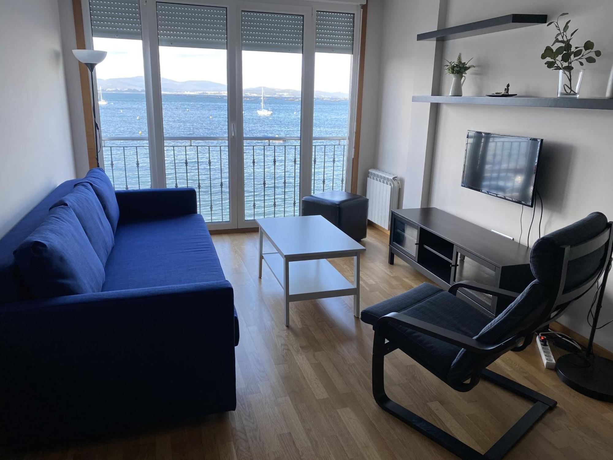 Apartamento En La Isla Con Vistas Al Mar A Illa de Arousa Kültér fotó