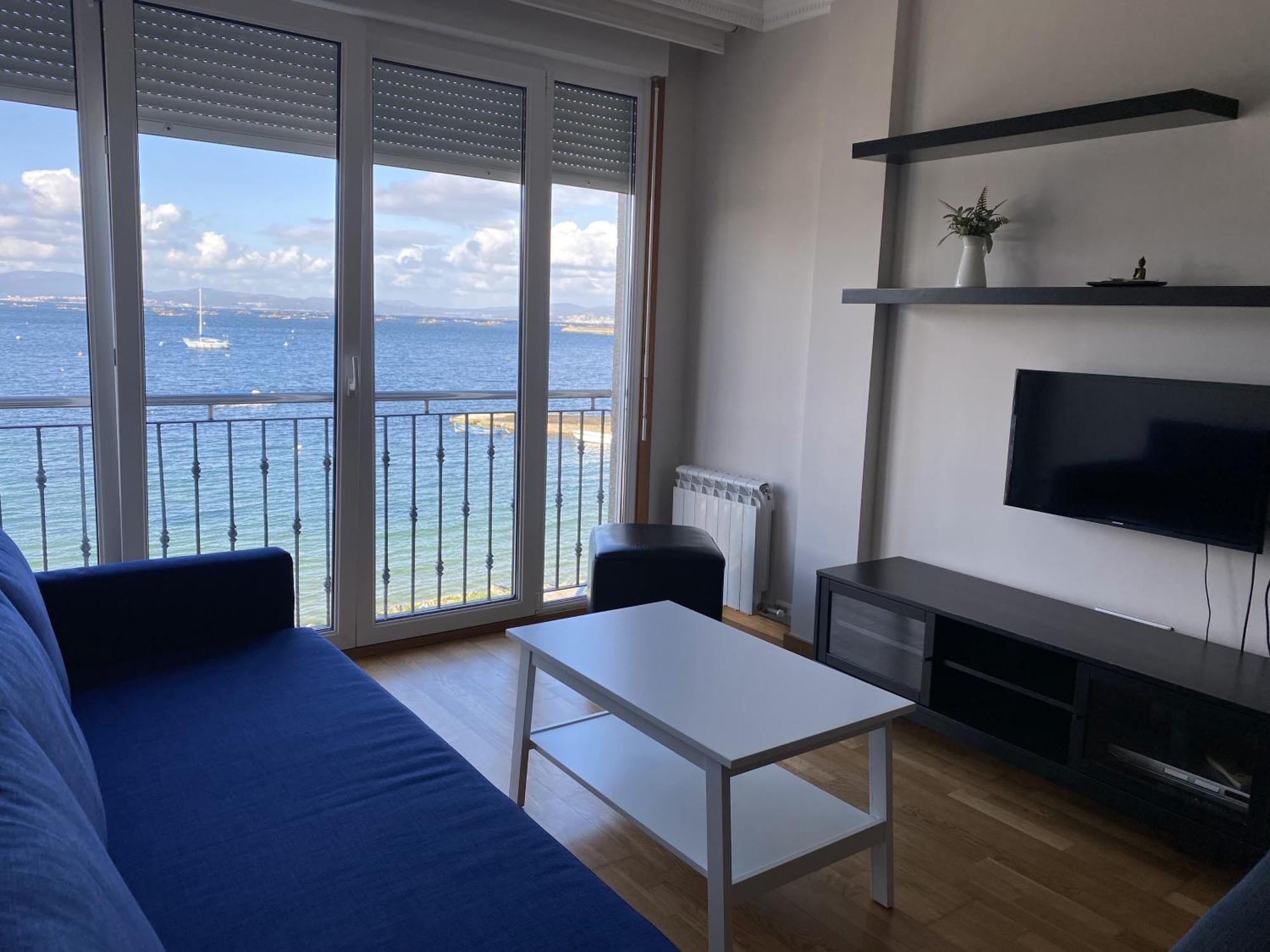 Apartamento En La Isla Con Vistas Al Mar A Illa de Arousa Kültér fotó
